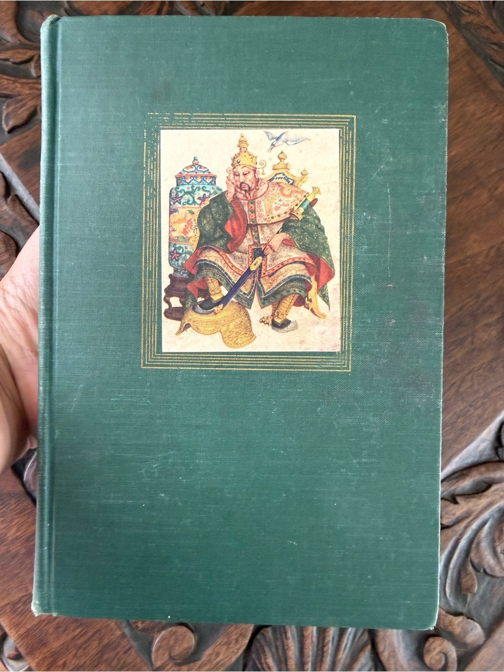 Andersen’s Fairy Tales Hardcover Book Arthur Szyk Illustrated Vintage Green